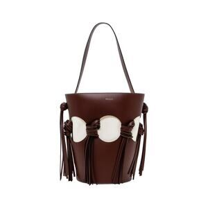 NEOUS Venus Bucket Shoulder Bag Calfskin leather Chocolate Brown